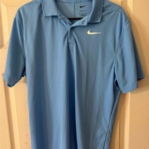 Nike Men's Light Blue Polo Shirt